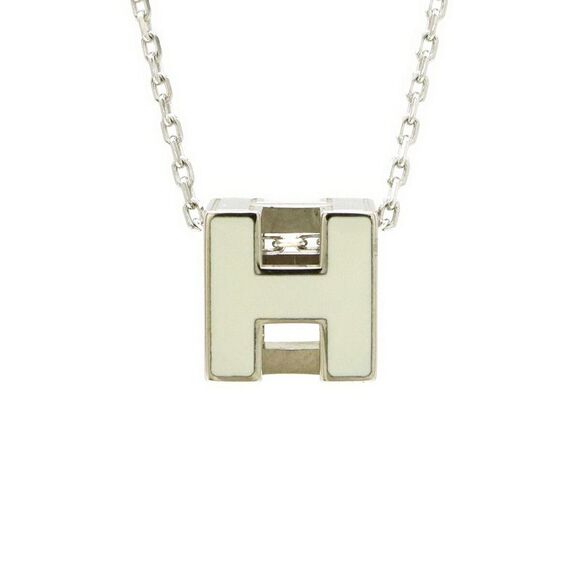 Hermes H Cube Logo Necklace Choker - Picture 1 of 6
